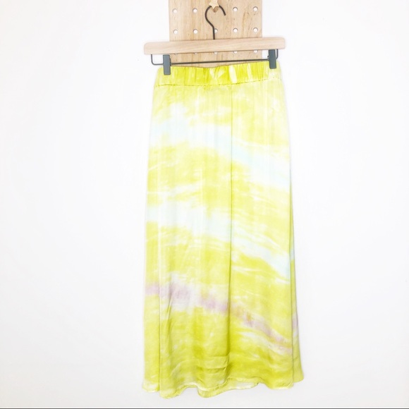 NWT YFB SAVANNA PRINTED TIE DYE NEON MIDI SKIRT - Picture 6 of 9